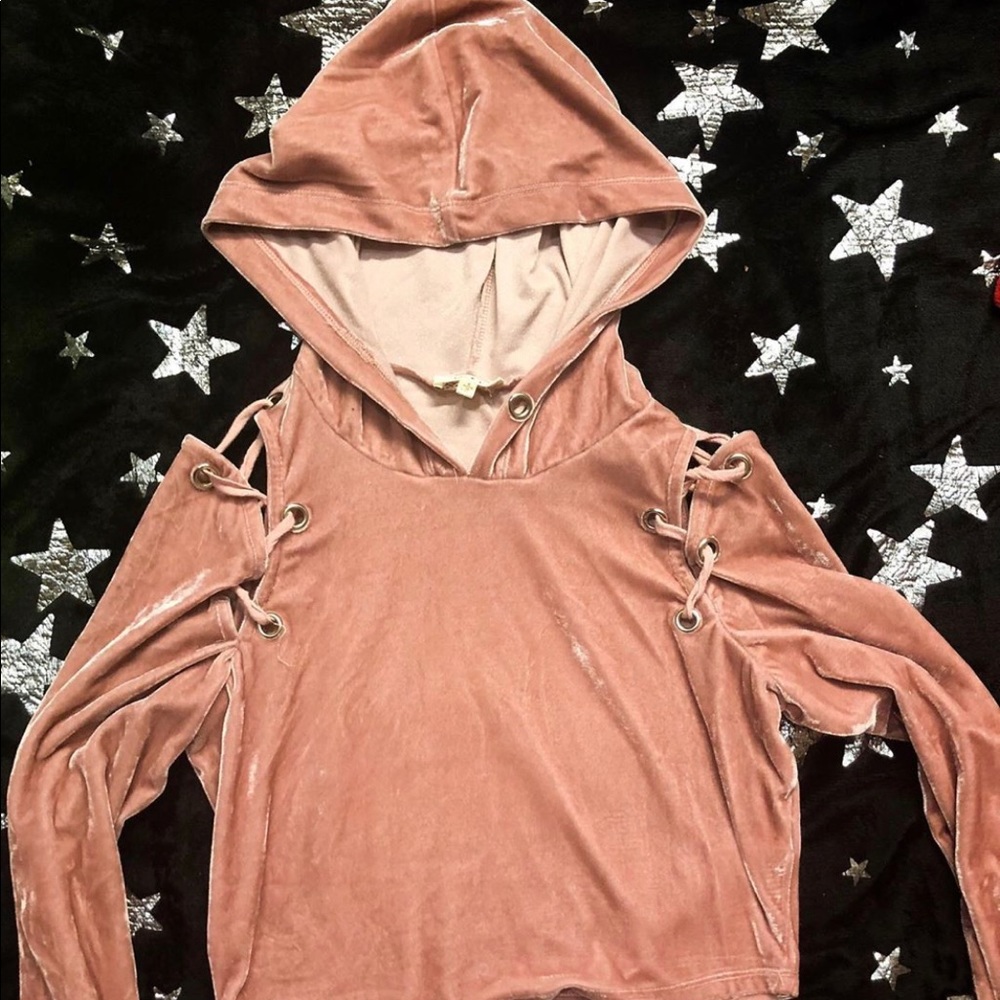 Crop top hoodie